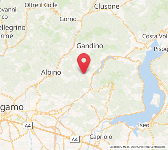 Map of Gaverina Terme, Lombardy