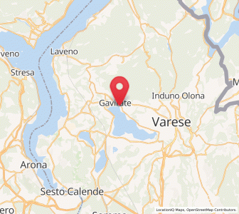 Map of Gavirate, Lombardy