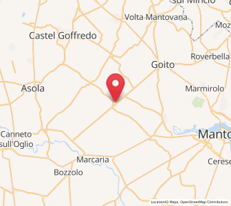 Map of Gazoldo degli Ippoliti, Lombardy