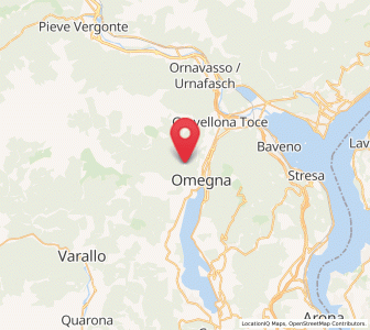 Map of Germagno, Piedmont