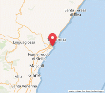 Map of Giardini-Naxos, Sicily