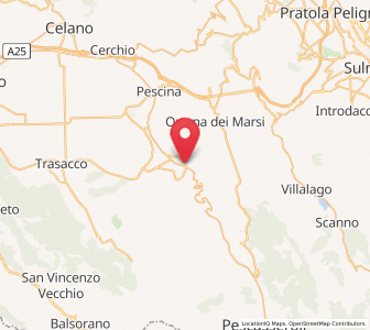 Map of Gioia dei Marsi, Abruzzo