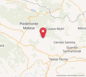 Map of Gioia Sannitica, Campania