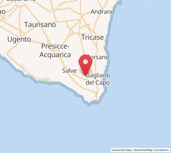 Map of Giuliano, Apulia