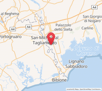 Map of Gorgo, Friuli Venezia Giulia