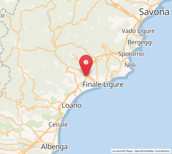 Map of Gorra, Liguria