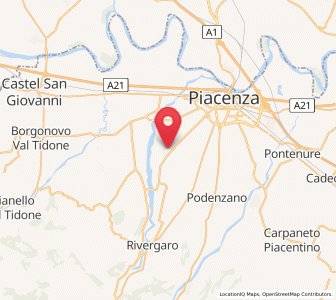 Map of Gossolengo, Emilia-Romagna