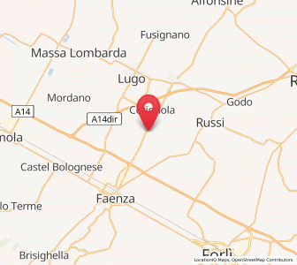 Map of Granarolo, Emilia-Romagna
