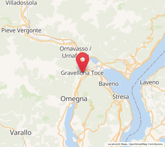 Map of Gravellona Toce, Piedmont