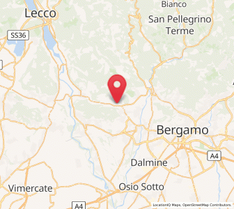 Map of Gromlongo, Lombardy