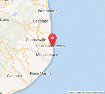 Map of Guardavalle Marina, Calabria