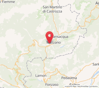 Map of Imer, Trentino-Alto Adige