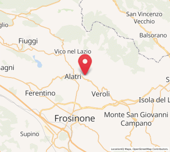 Map of Intignano, Lazio