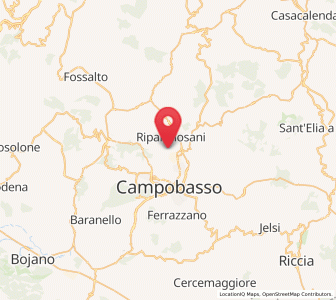 Map of Iontapede, Molise