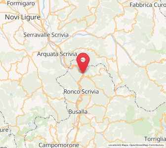 Map of Isola del Cantone, Liguria