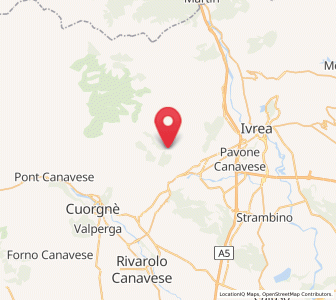 Map of Issiglio, Piedmont