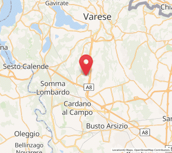 Map of Jerago Con Orago, Lombardy