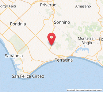 Map of La Fiora, Lazio