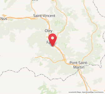 Map of La Place, Aosta Valley