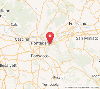 Map of La Rotta, Tuscany