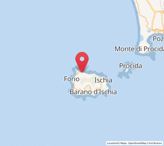 Map of Lacco Ameno, Campania