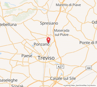 Map of Lancenigo-Villorba, Veneto