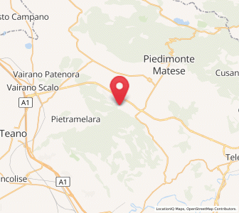Map of Latina, Campania