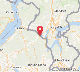 Map of Lavena Ponte Tresa, Lombardy
