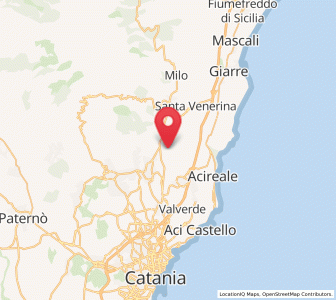 Map of Lavinaio-Monterosso, Sicily