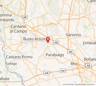 Map of Legnano, Lombardy