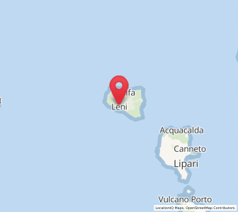 Map of Leni, Sicily