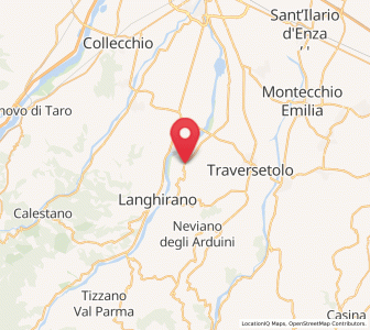 Map of Lesignano de'Bagni, Emilia-Romagna