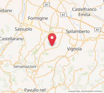 Map of Levizzano Rangone, Emilia-Romagna