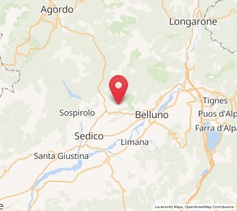 Map of Libano, Veneto