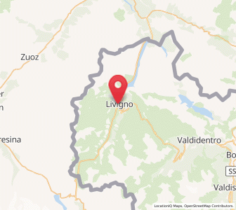Map of Livigno, Lombardy