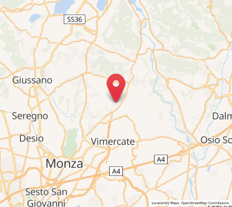 Map of Lomagna, Lombardy