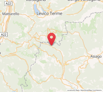 Map of Longhi, Veneto