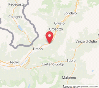 Map of Lovero, Lombardy