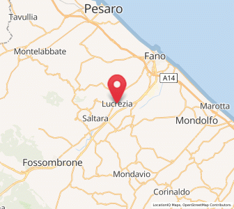 Map of Lucrezia, The Marches
