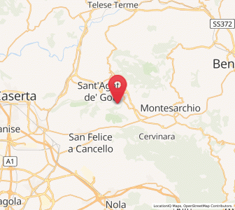 Map of Luzzano, Campania