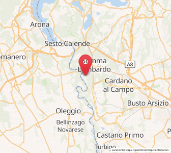 Map of Maddalena, Lombardy