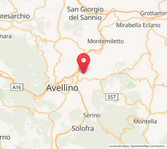 Map of Manocalzati, Campania