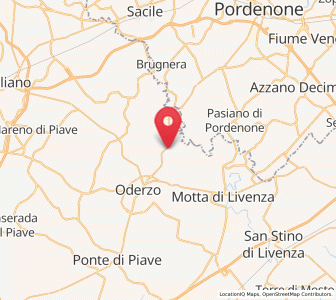 Map of Mansuè, Veneto