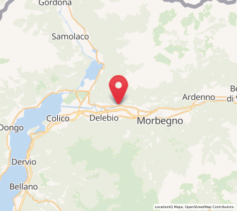 Map of Mantello, Lombardy