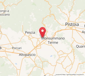 Map of Margine Coperta-Traversagna, Tuscany