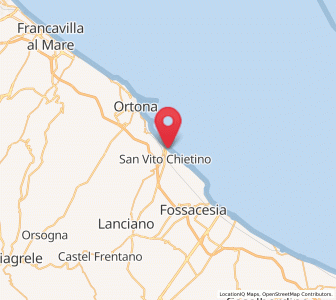 Map of Marina di San Vito, Abruzzo