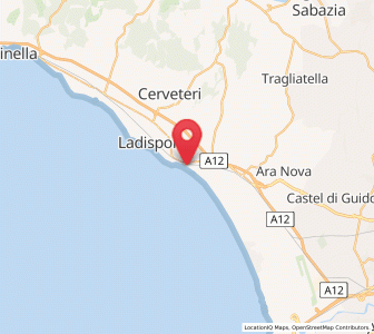 Map of Marina San Nicola, Lazio