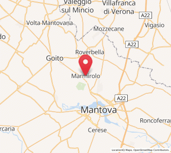 Map of Marmirolo, Lombardy
