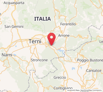 Map of Marmore, Umbria