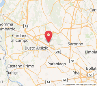 Map of Marnate, Lombardy